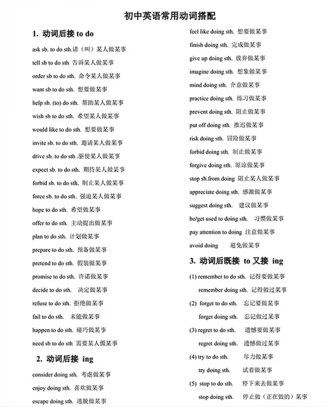 图片[5]-初中英语词组短语固定搭配大全专项练习中考英语1920个短语电子版-轻副业