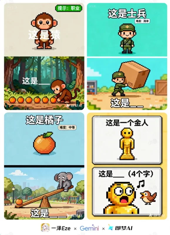 万能提示词，利用AI生成刷爆小红书梗图游戏的方法（飞书文档教程）